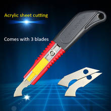 Hook knife Acrylic cutting tool knife plexiglass cutter ABS organic board tool Replaceable blade Utility knife 2024 - buy cheap