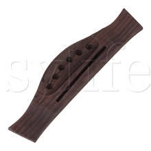 New 6 String Saddle Bending Acoustic Guitar Bridge Rosewood tailpiece 2024 - buy cheap