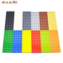 50pcs DIY Building Blocks Thin Figures Bricks 4x12 Dots Educational Creative Size Compatible With 3029 Brands Toys for Children 2024 - buy cheap