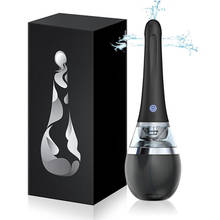 Novo Totalmente Automático Limpador Anal Vibrador Brinquedo Do Sexo Para Mulheres Homens Da Vagina Butt Plug Próstata Massagem Retal Irrigação Enema Limpo brinquedo 2024 - compre barato