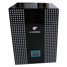 Cohiba-umidor com acabamento alto brilhante, cedro espanhol, caixa de armazenamento, umidificador para charutos e higrômetro, behike 2024 - compre barato