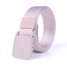 Men/women Narrow Belt Outdoor Travel Tactical Belt POM Quick-drying High Quality Automatic Buckle Canvas Hunting Military Belts 2024 - buy cheap