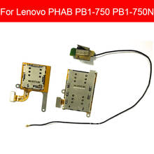 Adaptador de tarjeta SIM, Cable flexible para Lenovo PHAB PB1-750, placa de antena con señal, reemplazo de reparación de cinta flexible, PB1-750N 2024 - compra barato
