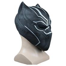 Máscara negra para Cosplay, casco para disfraz, accesorios para carnaval y Halloween, entrega rápida 2024 - compra barato