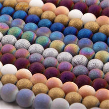 8mm 72pcs/lot Matte beads multi color round spacer bead Glass Beads For Bracelet Necklace Earrings jewelry Making Findings 2024 - buy cheap