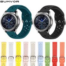 20 мм силиконовый ремешок для часов samsung Galaxy Watch Active 42 мм gear S2 спортивный сменный Браслет ремешок для SM-R500 SM-R810 2024 - купить недорого