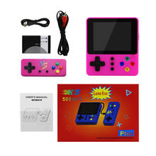 K5 retro vídeo game console portátil mini handheld caixa de jogos 500 clássico jogos arcade fc consolas jogador brinquedos crianças 2024 - compre barato
