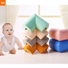 Xiaomi-mesa de canto para segurança das crianças, 4 unidades, equipamento de proteção infantil, mesa, canto macio, segurança do bebê 2024 - compre barato