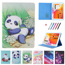 Funda para Apple iPad Air 2019, cubierta de dibujos animados de Panda y elefante de 5 pulgadas, para tableta, iPad 10,5 Pro 10,5, iPad Air 3 2024 - compra barato