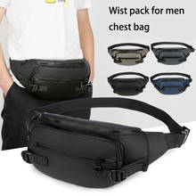 Mihaivina Waist Pack For Men Chest Bag Waterproof Fanny Pack Waist Belt Bags Women Casual Pouch Bum Hip Bags Travel Phone Bag 2024 - buy cheap