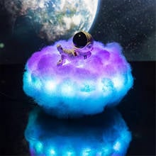 Creative LED Night Light Colorful Astronaut Cloud Lamp With Remote Control Rainbow Lights For Bedroom Desktop Decoration 2024 - buy cheap