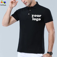 Cotton shirt custom/design logo men and women summer casual short-sleeved Polo shirt printed logo team advertising shirt 2024 - buy cheap