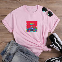 Hope World Shirt Funny T Shirts Women Short Sleeve O-neck T-shirt Women Cotton Tshirt Women Top Loose Tee Shirt Femme 2024 - buy cheap