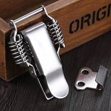 Stainless Steel Spring Toggle Latch Catch Wooden Box Lock Toolbox Buckle Electrical Box Hasp Box Hardware 90*46mm 2024 - buy cheap