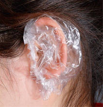 Protetores de cabelo descartáveis para orelha, 100 segundos, 10 unidades, descartável, cor de salão 2024 - compre barato