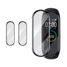 3PC  Transparent Screen Protector For Xiaomi Mi Band 4 Tempered Screen LCD Full Cover Explosion-proof  Screen Protector Film 2024 - buy cheap
