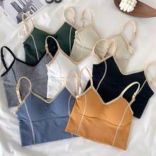 U-shaped Back Bra Tube Top Women Crop Top Daisy Pattern Sexy Lingerie Bra Sports Fashion Street Top 2024 - buy cheap