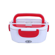 12V Portable Electric Heating Lunch Box for Kids Meal Prep Bento Box Heated Thermal Food Containers 4 Buckles Dinnerware Set 2024 - buy cheap