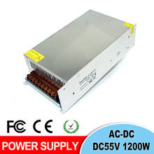 Adjustable DC Power Supply 55v 21.8a 1200W SMPS Transformer AC110V 220V TO DC55V USP for CNC Stepper Motors CCTV Machine 2024 - buy cheap