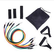 11pcs/set Pull Rope Fitness Latex Exercises Resistance Bands Set Training Workout Exercise Yoga Pull Rope Tubes Pedal Excerciser 2024 - купить недорого