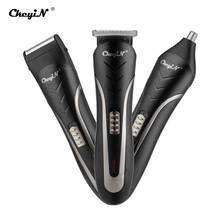 3 In 1 Professional Hair Trimmer Men's Hair Clipper Rechargeable Nose Beard Trimmer Electric Shaver Waterproof Cutting Machine45 2024 - buy cheap