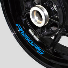 Pegatina de logotipo de rueda de anillo interior de protección de motocicleta, pegatina de rayas de llanta para BMW R1250RS r1250rs R 1250 RS, logotipo 2024 - compra barato
