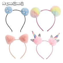 Ncmama-diademas con orejas de Panda para niña y niño, accesorios para el cabello, 10 unids/lote 2024 - compra barato