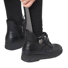 1-2 шт. (19 см) Профессиональный рожки для обуви черный Пластик рожок для обуви ложка Форма рожок для обуви... гибкий прочный слипы инструмент для очистки 2024 - купить недорого