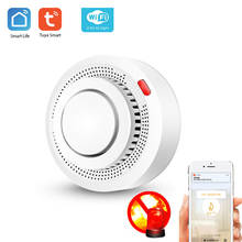 Tuya-Detector de humo inteligente WiFi, alarma de protección contra incendios, combinación de Casa de humo, sistema de seguridad para el hogar, caliente 2024 - compra barato