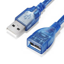 USB2.0 Extension Cable USB 2.0 Cable Male to Female Data Sync Fast Speed Cord Connector For Laptop PC Printer Hard Disk 2024 - купить недорого