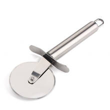 Ferramenta de corte de pizza de aço inoxidável, espessado, roda única, ferramenta de corte de 6.5cm de diâmetro, faca de pizza doméstica, utensílio de bolo, uso para waffle, cozinhar 2024 - compre barato