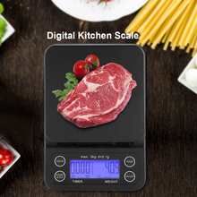 3KG/0.1g Digital Scale Electronic LCD Kitchen Food Scale Drip Coffee Weighing with Timer 2024 - buy cheap