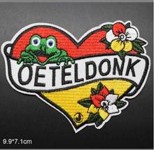 Iron On Patches Oeteldonk Frog Patch On Clothes Embroidered Patches For Clothing Patch Sewing On Garment Apparel Accessories 2024 - buy cheap