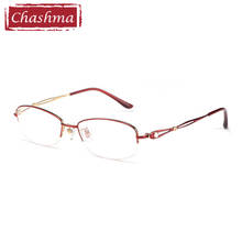 Óculos feminino de titânio, óculos de prescrição, lentes transparentes, óculos de qualidade superior, não perda de cor 2024 - compre barato