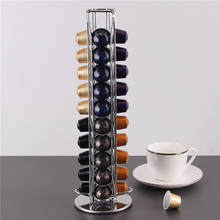 40 чашек Nespresso, подставка для кофе, вращающаяся стойка, подставка для кофе стойка для капсул Dolce Gusto капсулы для хранения, подставка для хранения 2024 - купить недорого