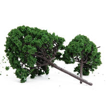 11 MIX WINTER Scenery Landscape Green Train Model Park Layout Tree O Scale 1/50 2024 - buy cheap