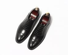Goodyear/мужские туфли-оксфорды ручной работы; Деловая обувь; Удобные мужские модельные туфли из натуральной кожи на шнуровке 2022 - купить недорого