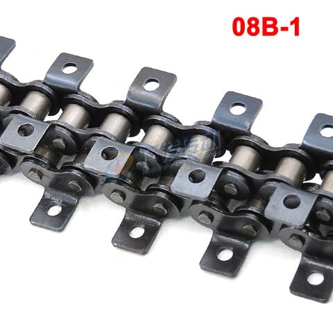 Double Side Single Hole Curved Plate Roller Chain Conveyor Driving Chain 
