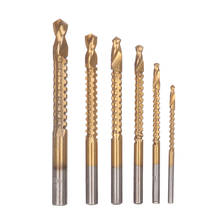 1/6pcs HSS High Speed Steel Titanium Coated Drill Bits Tools 3/4/5/6/6.5/8mm Hole Saw Twist Drill Bit Wood Tool Power Tools 2024 - buy cheap