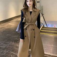 Ay1120 2020 spring autumn winter new women fashion casual Ladies work wear nice Jacket woman female OL Windbreaker Long coat 2024 - buy cheap