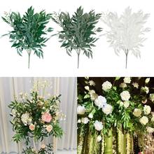 1Pc Artificial Willow Foliage Leaf Wedding Bonsai Stage Party Home Office Desktop Garden Balcony DIY Decor Photography Props 2024 - buy cheap