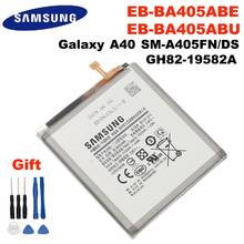 Original Replacement Samsung Battery For Samsung GALAXY A40 A405F EB-BA405ABE EB-BA405ABU Genuine Phone Battery 3100mAh + Tools 2024 - buy cheap