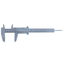 Medidor de calibre vernier com régua, ferramenta de medição diária, escala dupla, régua deslizante, 150mm, micrômetro 2024 - compre barato