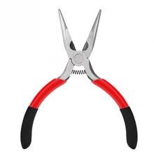 Durable Long Nose Pliers 4.8*3.9inch Needle Nose Pliers Press tool Double Color Handle Wire Cutting Forceps Repair Hand Tools 2024 - buy cheap