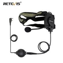 2-3 Retevis EH060K High Quality Tactical Headset Military Headset With PTT Headphone For Walkie Talkie Airsofe Game Earphone 2024 - buy cheap