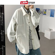 Куртка-карго мужская оверсайз, осенняя, свободная, в Корейском стиле 2024 - купить недорого