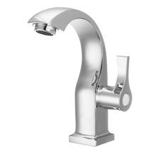 Xueqin Chrome Deck Mount Single Handle Bathroom Basin Faucets Kitchen Single Hole Bath Tap Cold And Hot Water Tap 2024 - buy cheap