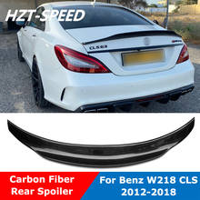Carbon Fiber Material Back Wing Trunk Rear Spoiler For BENZ CLS Series W218 CLS63 2012 - 2018 2024 - buy cheap