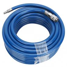 Mangueira pneumática flexível do compressor do tubo de ar da tubulação do pvc de 15m conector rápido azul da mangueira do compressor do tubo de ar 2024 - compre barato