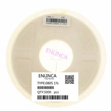 ENLINCA 5000pcs 1% 0805 smd chip resistor resistors 0R-10M 1/8W 22R 47R 100R 150R 470R 2024 - buy cheap